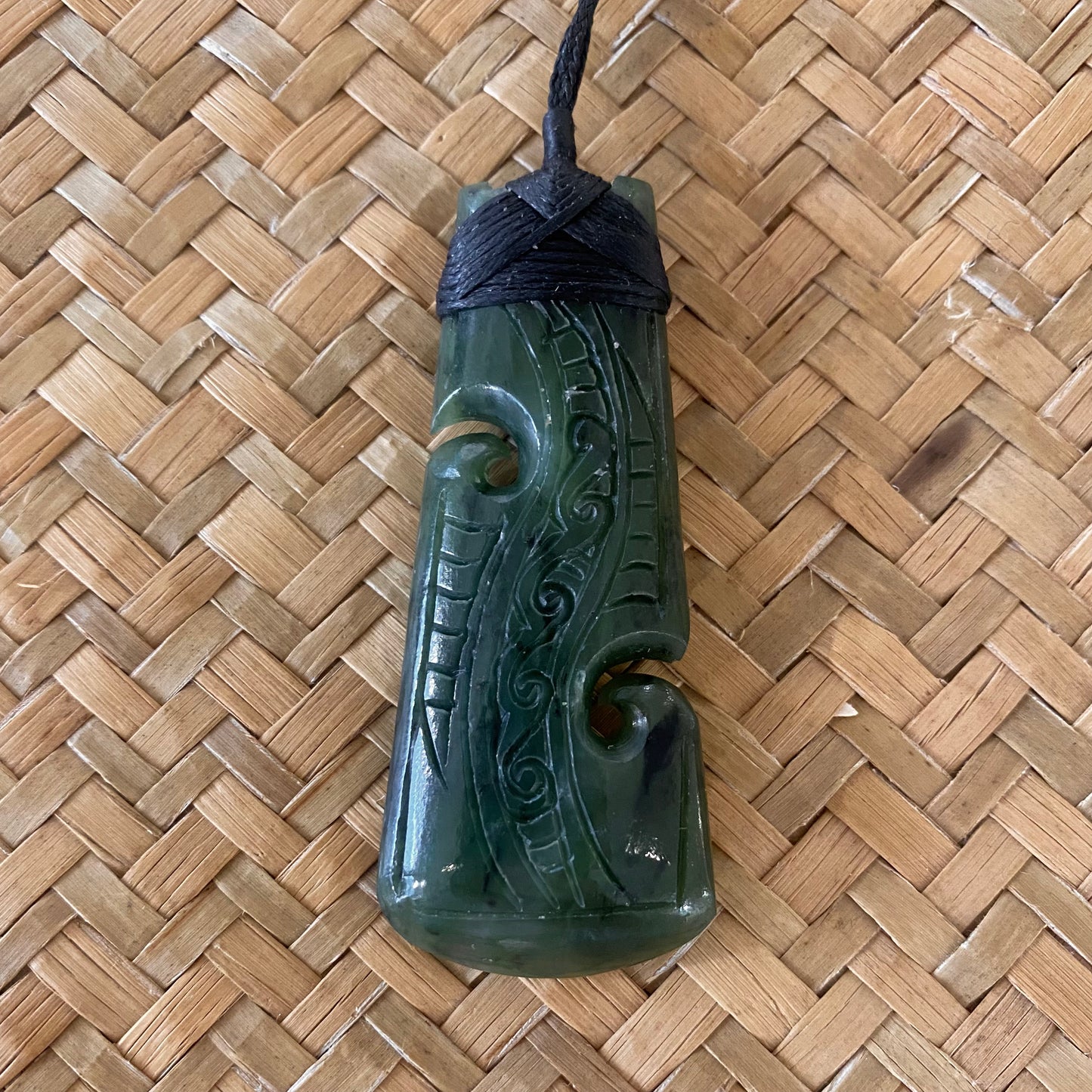 Toki - Carved Patterns with Koru - Pounamu