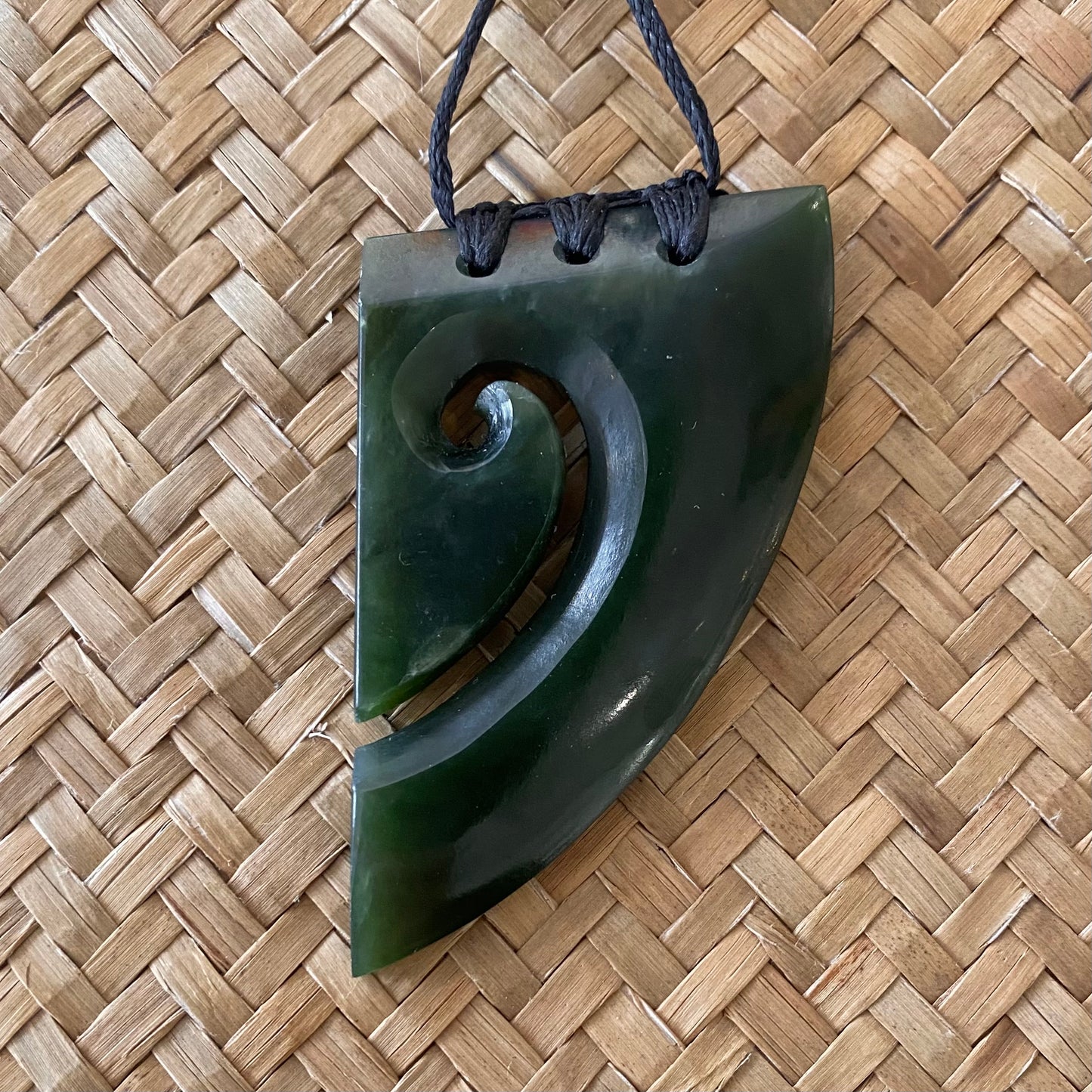 Breastplate Koru Pair - Pounamu