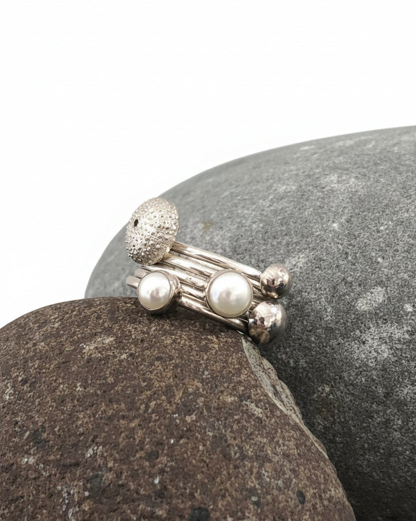 Kina with Fresh Water Pearl Ring