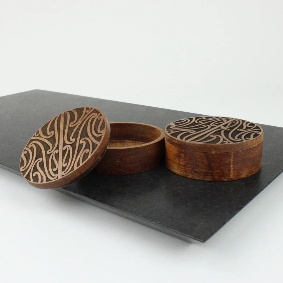 Pitau & Pūhoro - Papa Huia Rimu Boxes