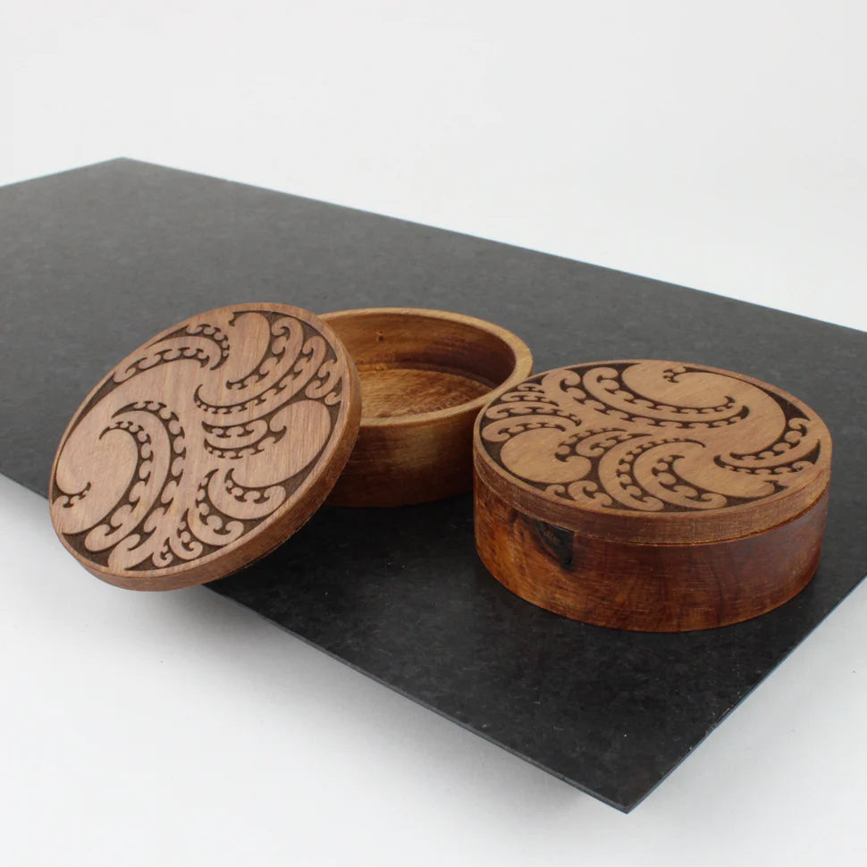 Pitau & Pūhoro - Papa Huia Rimu Boxes