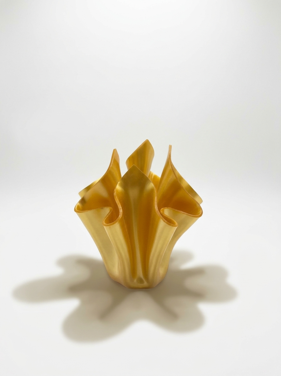 Metallic Bright Gold Clover