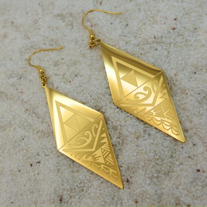 Maui Earrings in Gold, Rose gold or Silver