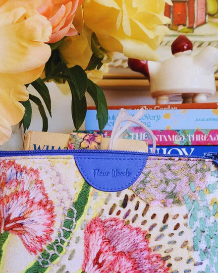 Velvet Cosmetic Bags by Fleur Woods