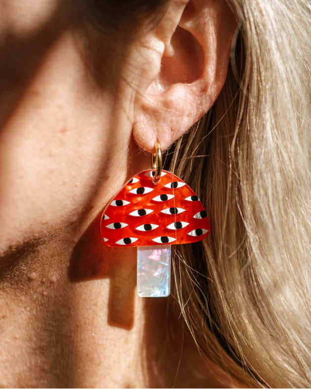Mushroom Earrings