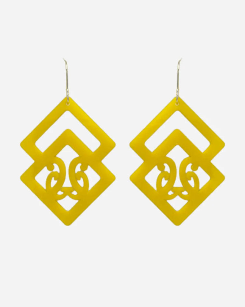 Synergy Earrings Yellow