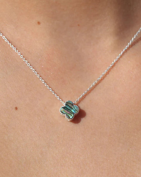 Clover Paua Necklace