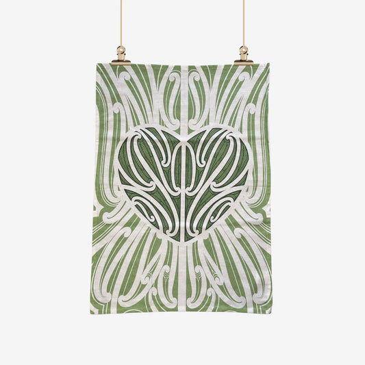 Tea Towel - Ngakau Heart