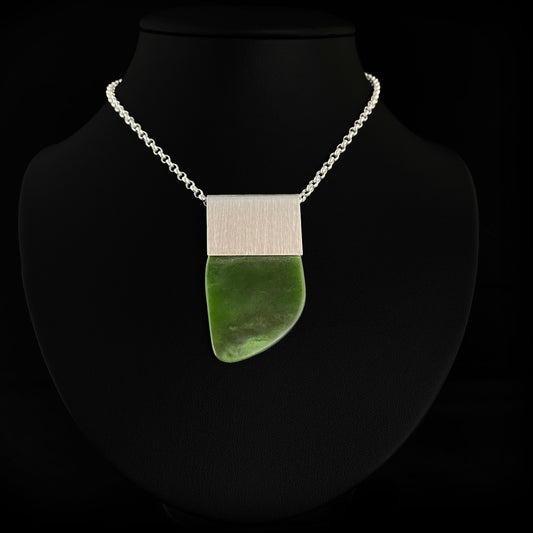 Pounamu on Belcher Chain