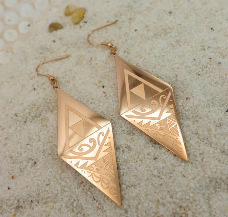 Maui Earrings in Gold, Rose gold or Silver