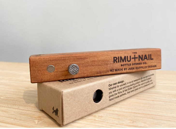 The Rimu & Nail Bottle Opener