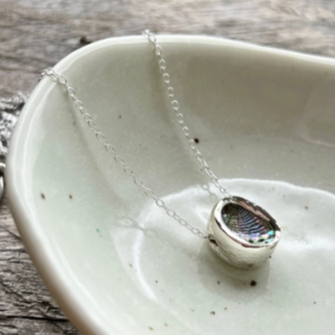 Small Paua Shell Pendants