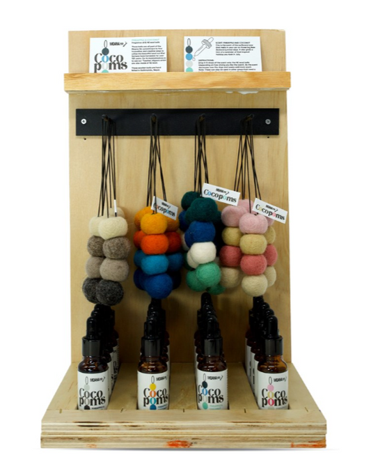 Wool Cocopoms & Fragrance Oil