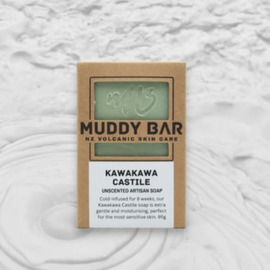 Muddy Bar - Kawakawa Castile Soap with 75% olive oil