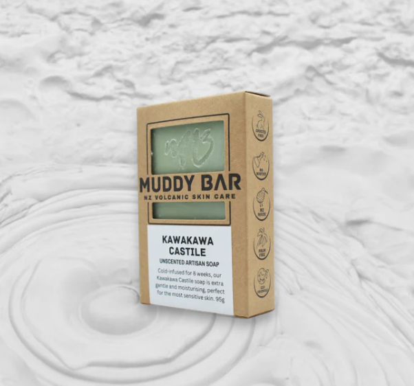 Muddy Bar - Kawakawa Castile Soap with 75% olive oil