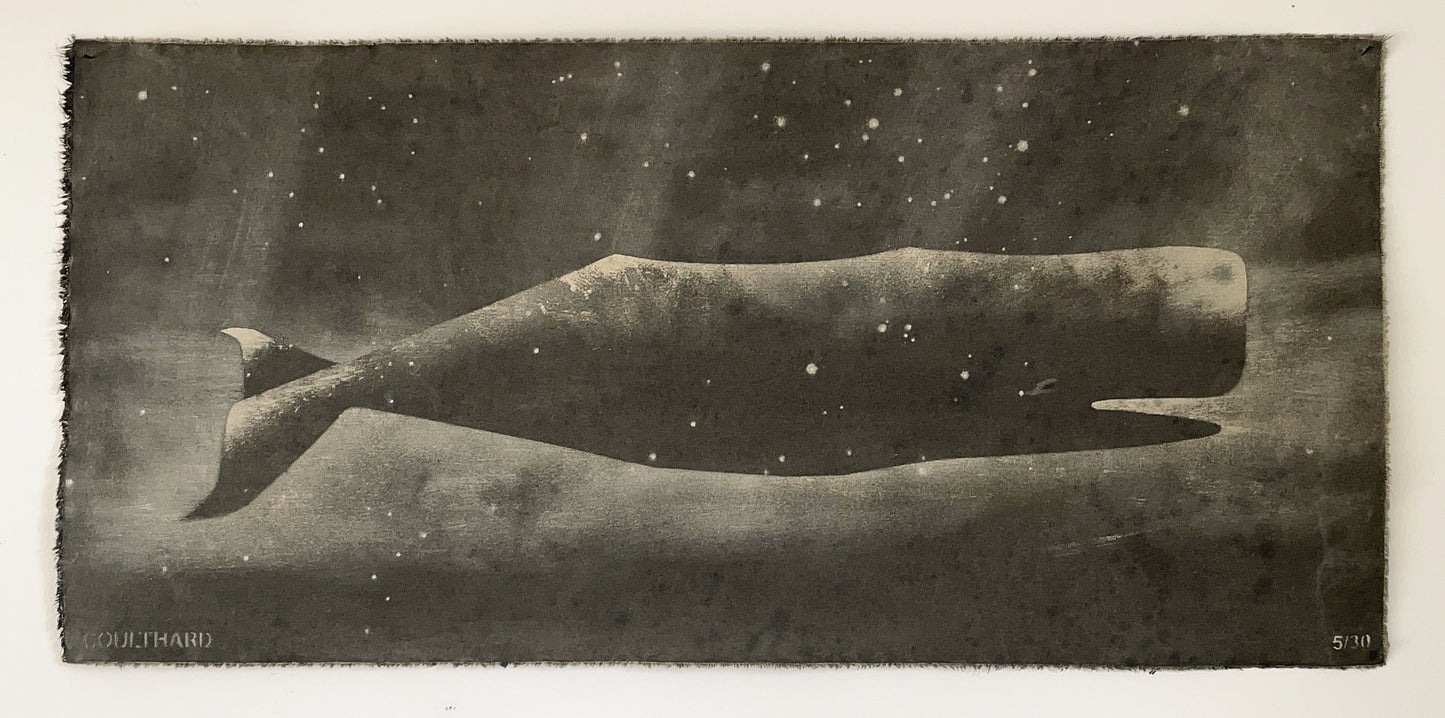 Sperm Whale Painting on Canvas