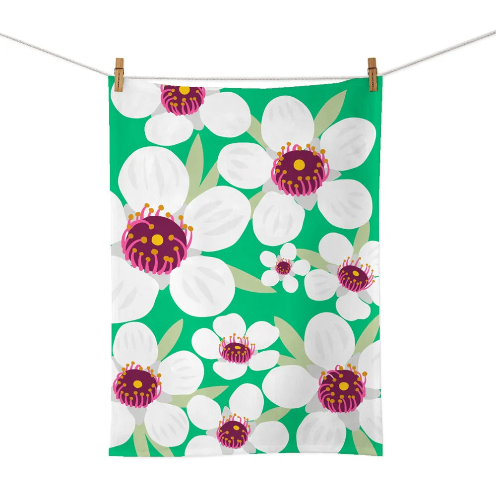 Bright Botanical Tea Towels