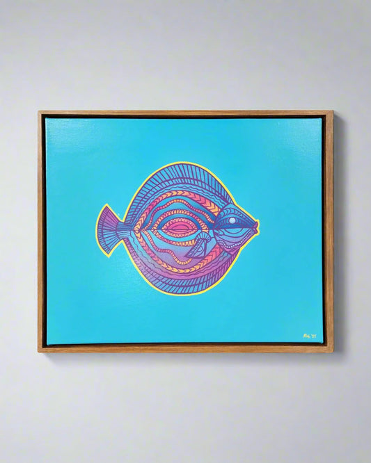 Nga Tamariki - Pātiki - Original Painting