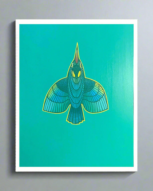 Nga Tamariki - Kōtare - Print