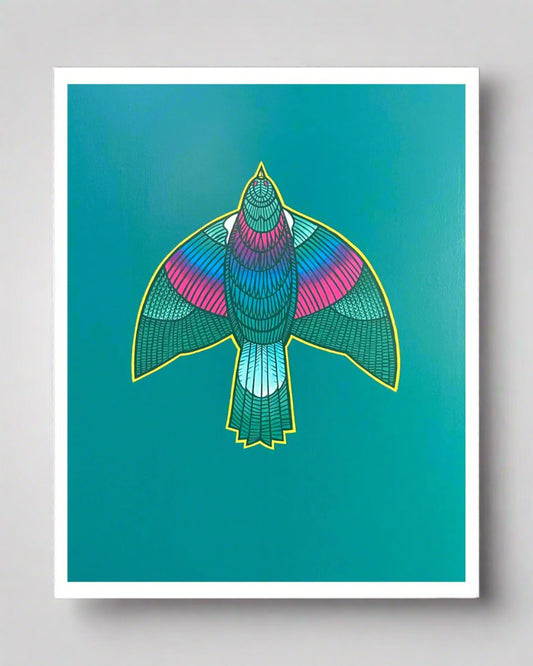 Nga Tamariki - Kererū - Print