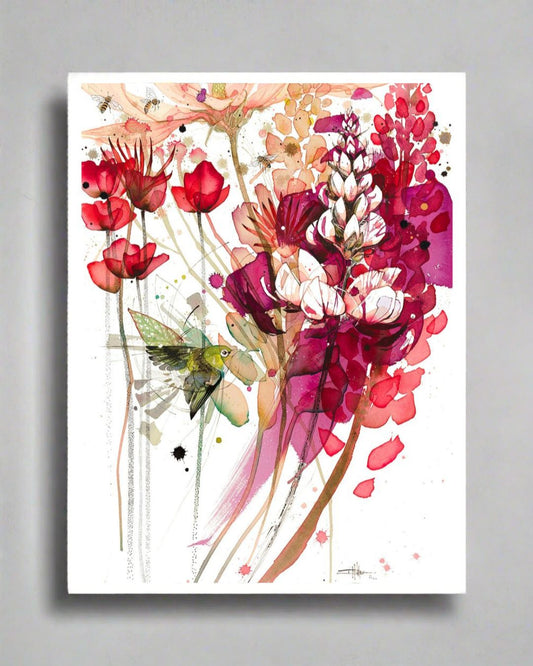 Wildflowers Magenta & Red