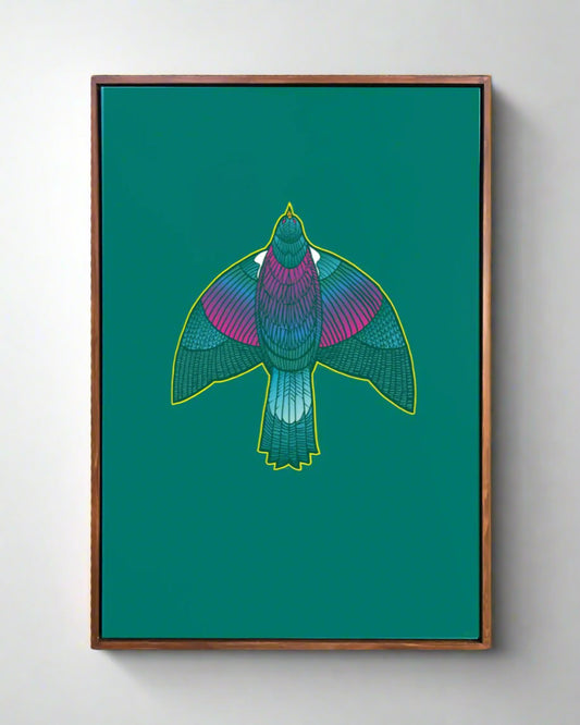 Nga Tamariki - Kererū - Original Painting