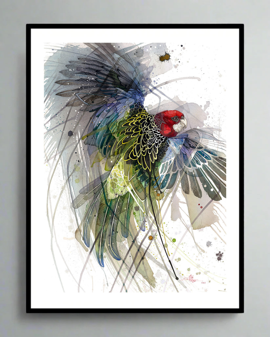 Winter Spark - The Rosella - Original Painting