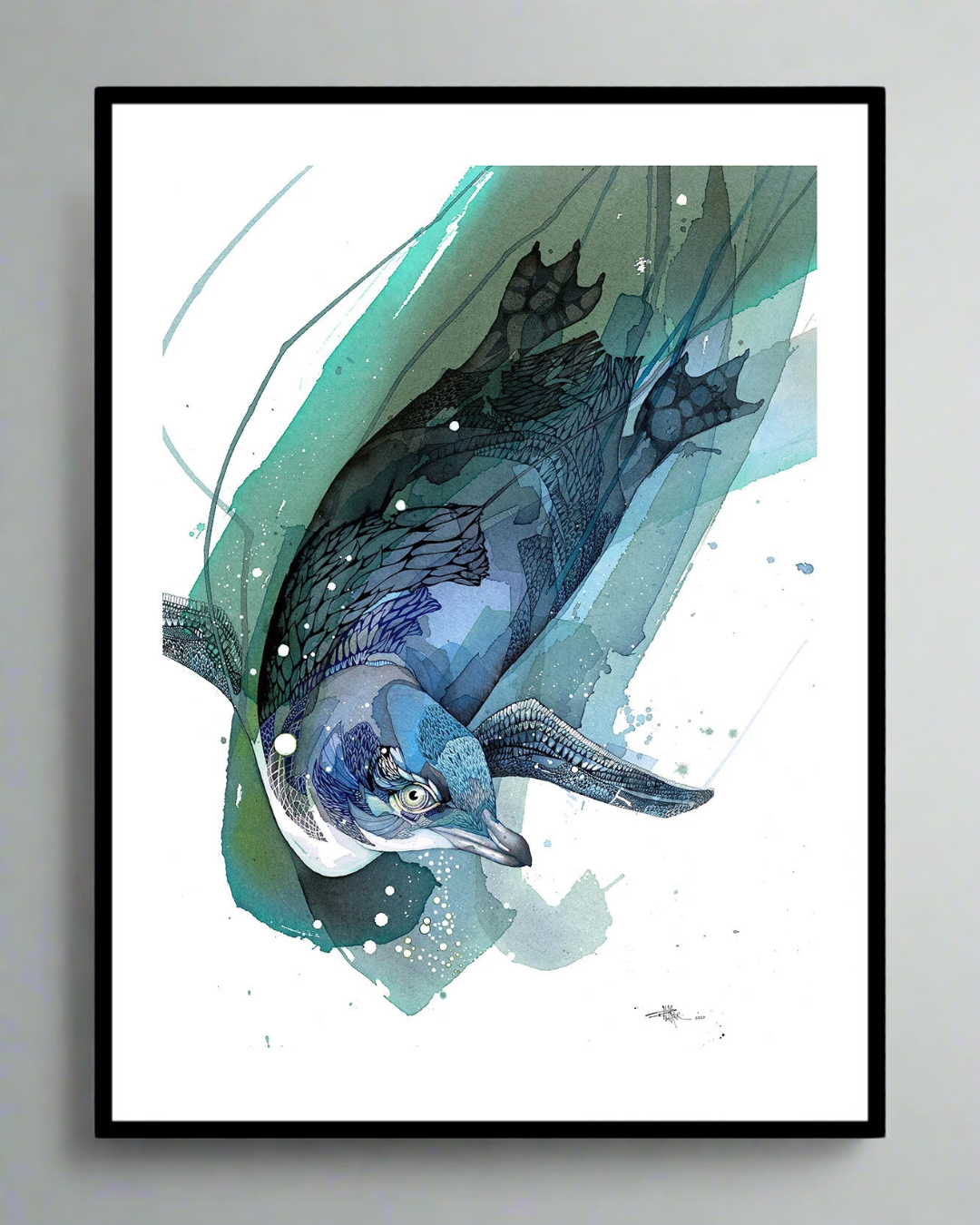 Little Blue Penguin - Original Painting