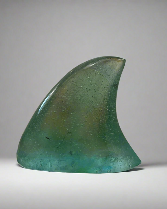 Glass Shark Fin "Waves"