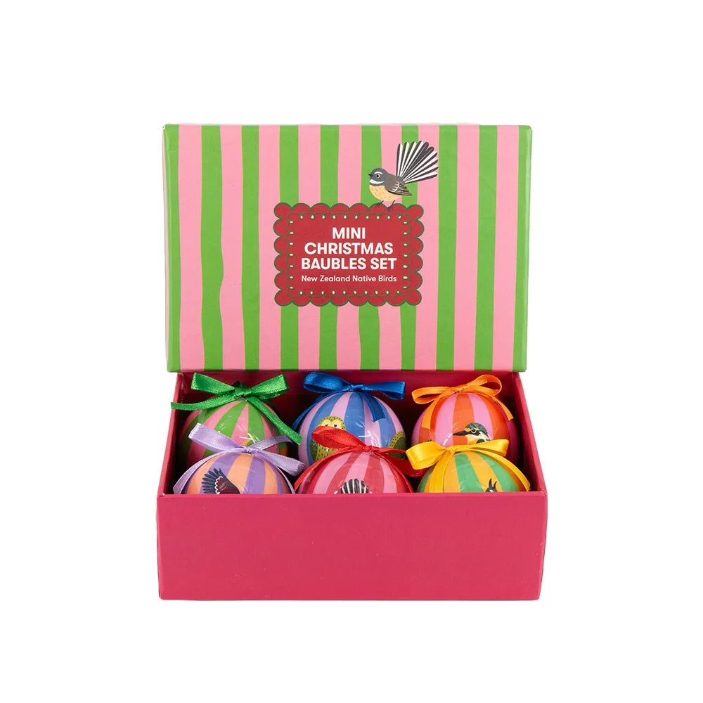 Mini Christmas Baubles Set