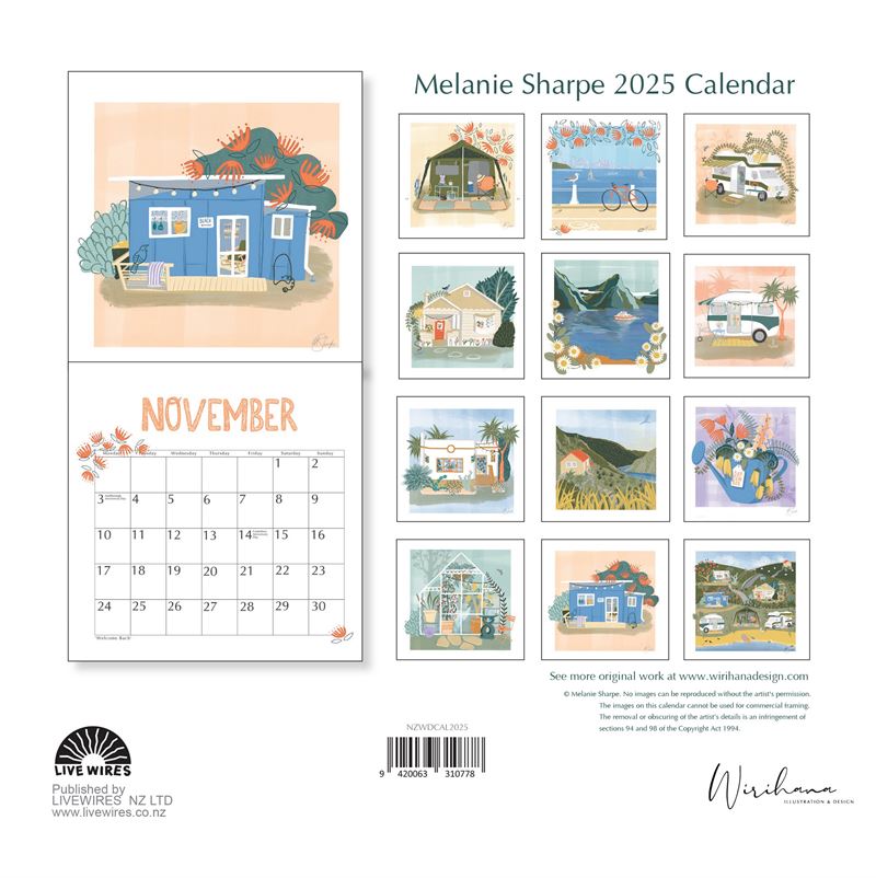 Calender by Melanie Sharpe