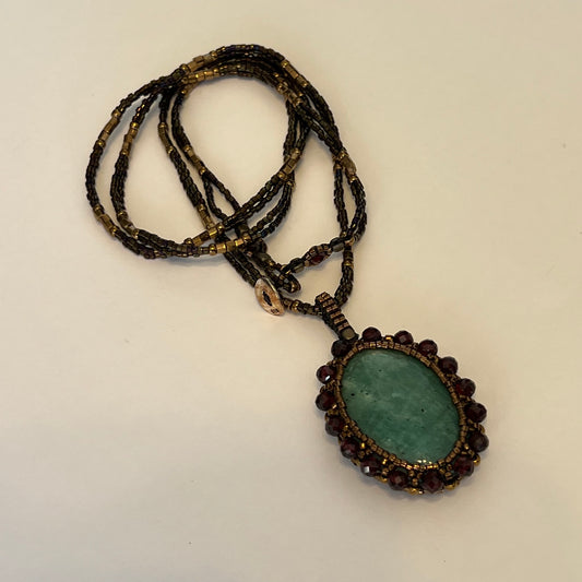 Amazonite Amulet Pendant