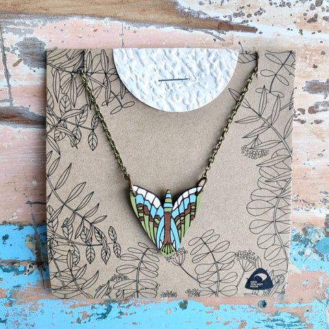 Puriri Moth necklace