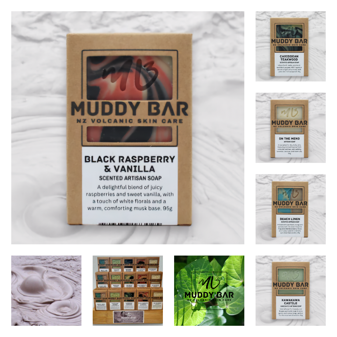 Muddy Bar - Caribbean Teakwood with ground pumice Soap