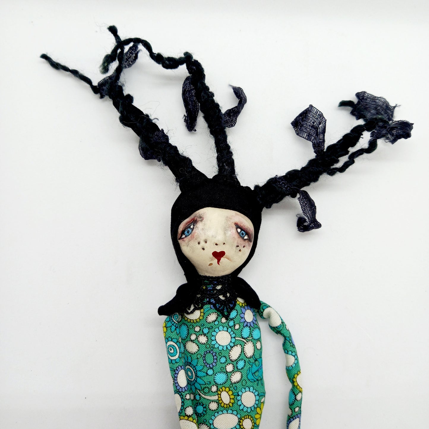 Marionette with Green Floral Torso