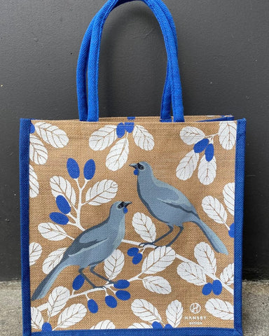 Cathy Hansby Kokako Jute Bag