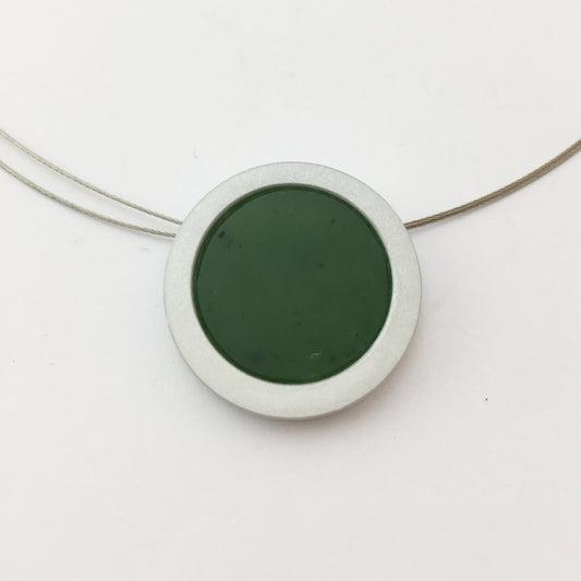 Round Greenstone Necklace