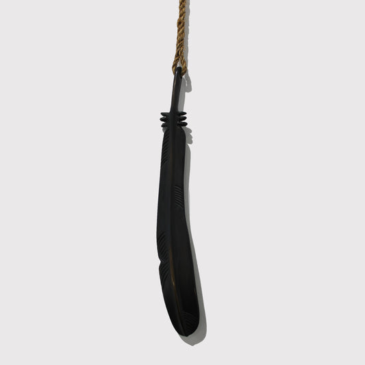 Feather - Hanging Bronze