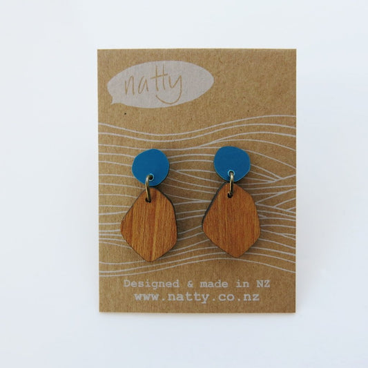 Coloured Rimu Earrings