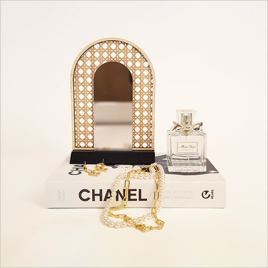 Art Deco Earring Stand with Mirror