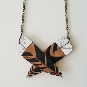 Huia Feather Necklace