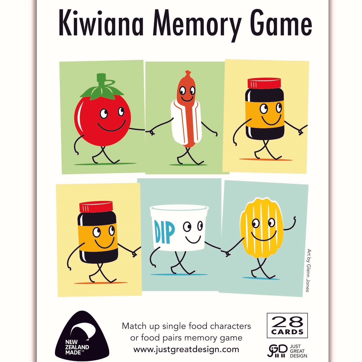 Kiwiana Flash Cards Memory Game