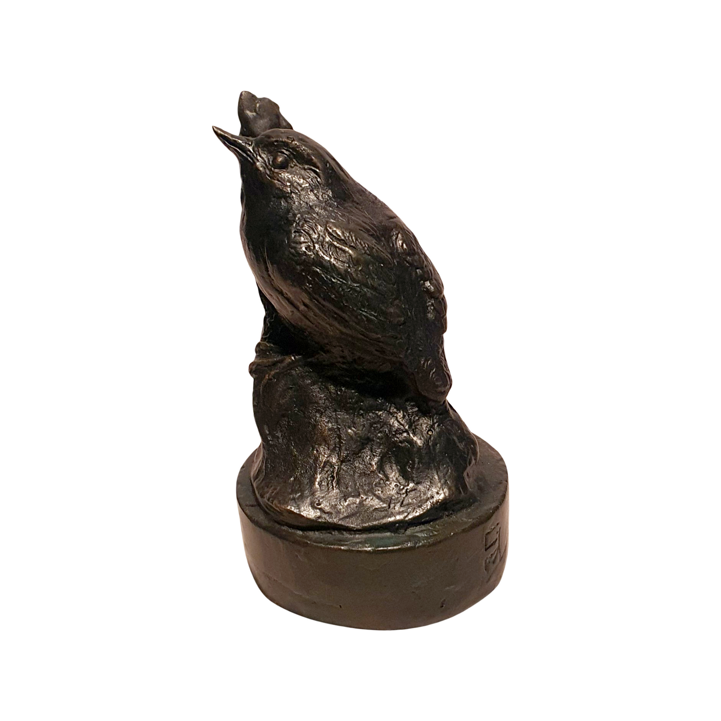Rifleman - titipounamu bronze sculpture